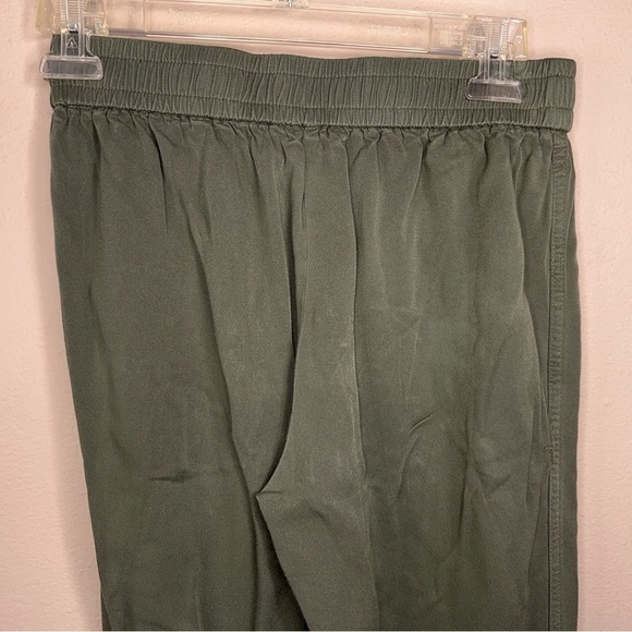 XS NANETTE LEPORE GREEN JOGGER PANT CASUAL PULL ON LYOCELL ELASTIC WAIST - Picture 3 of 6